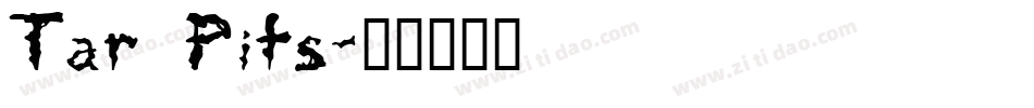 Tar Pits字体转换